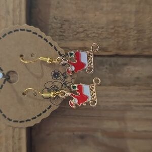 Santa Earrings